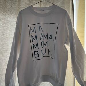 White Graphic Men's Sweater